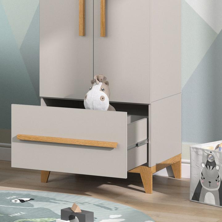 Immagine prodotto VitaliSpa Kinderkleiderschrank Malia, Cashmere-Eiche, 70 x 186.8 cm (70 cm)