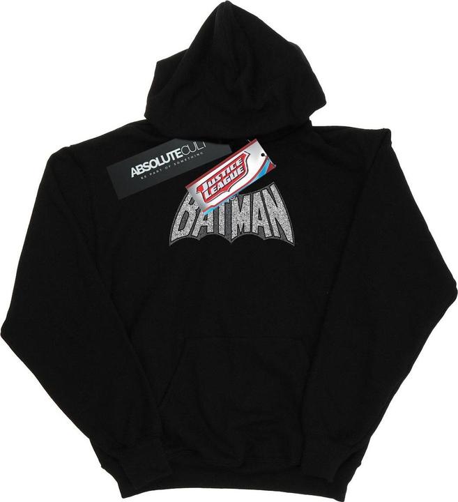 Immagine prodotto Batman Retro Crackle Logo Felpa con Cappuccio Donna (L)