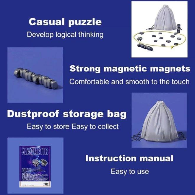 Produktbild MU Classic Magnetic Chess - Magnetsteine verbinden vermeiden