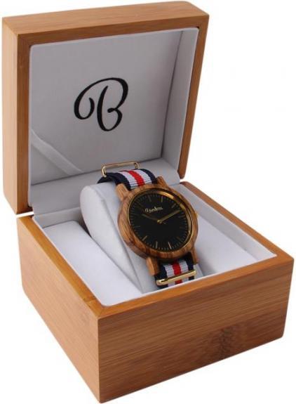 Actual product image Bambuu Wooden clock (Analogue wristwatch, 45 mm)
