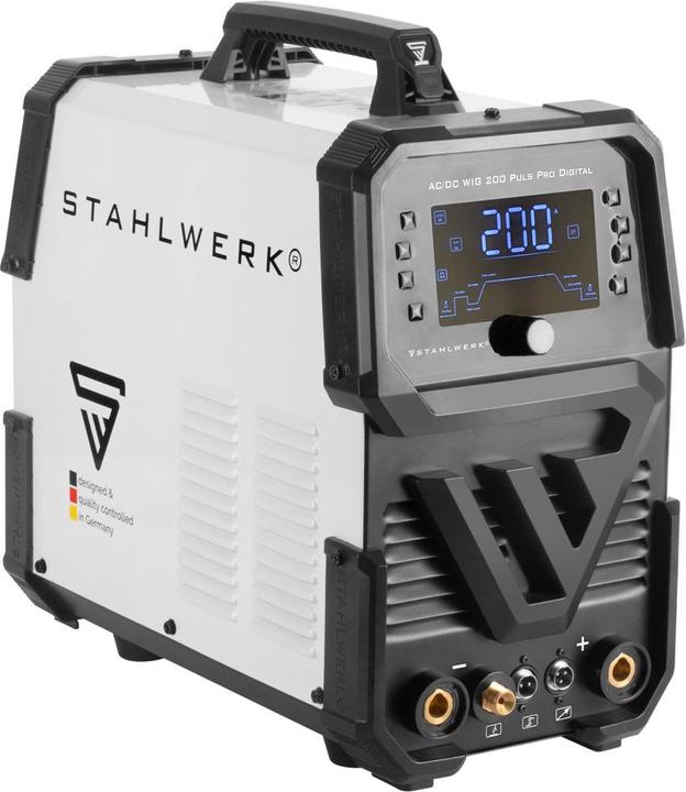 Actual product image Stahlwerk Shielding gas welder AC/DC TIG 200 Puls Pro Digital Spot 200 A