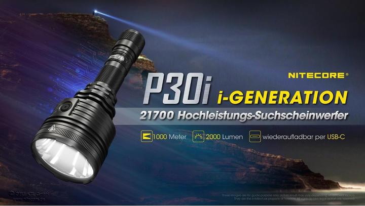 Immagine prodotto Nitecore P30i (11.75 cm, 2000 lm)