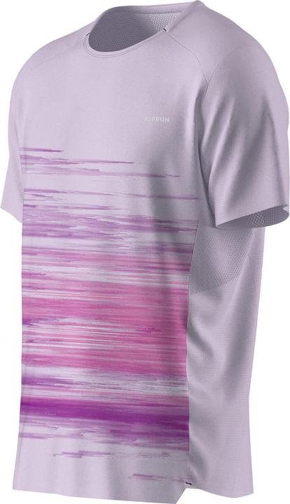 Kiprun Laufshirt kurzarm Herren atmungsaktiv - rosa/violett (L)