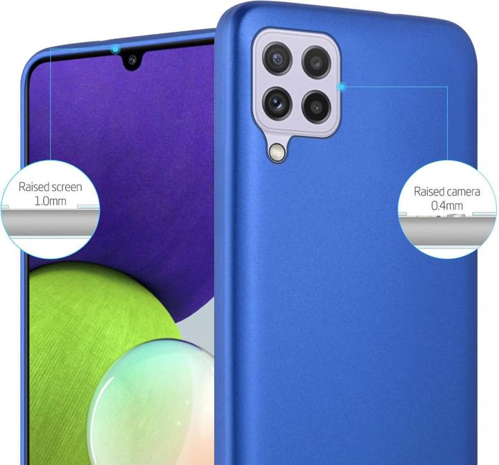 Produktbild Cadorabo TPU Matt Metallic Hülle (Samsung Galaxy M22, Samsung Galaxy A22, Samsung Galaxy A32)