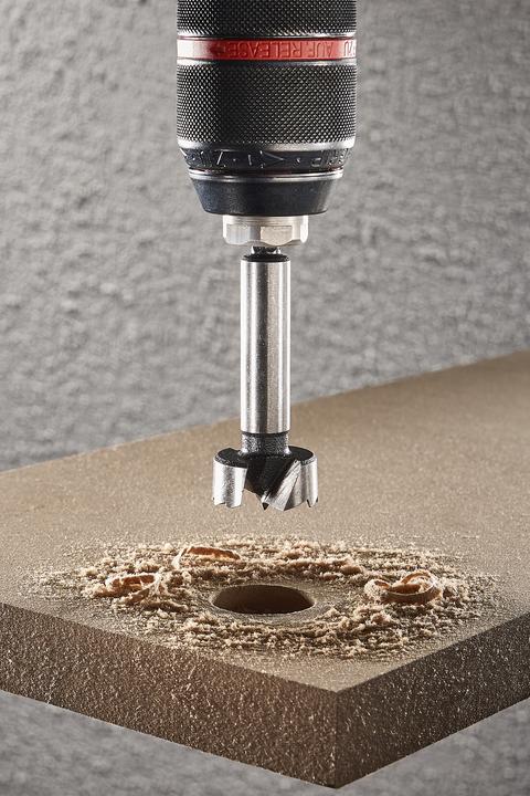 Produktbild wolfcraft wolfcraft 1 Forstnerbohrer Schaft 6-kant ø26x90mm (8 mm)