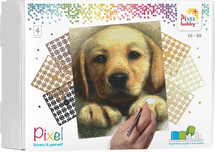 Produktbild Pixelhobby Pixel Geschenkset 4 Basisplatten - Hund