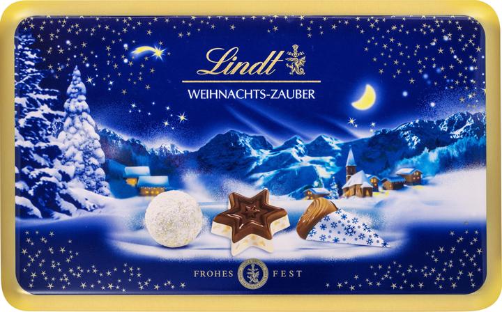 Lindt Weihnachtszauber Pralinés Assortiert Metalldose (195 g)