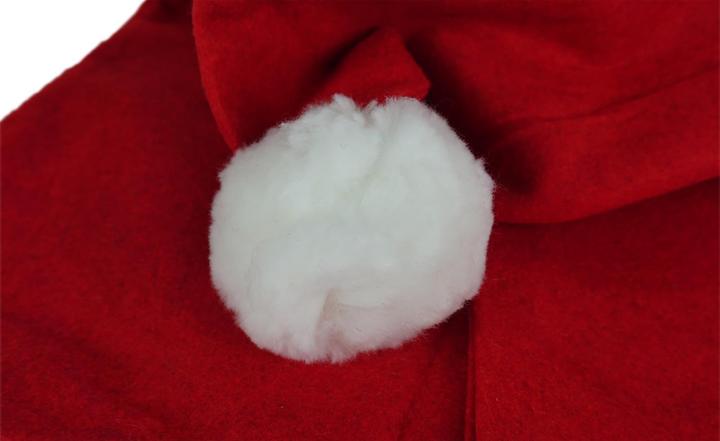 Immagine prodotto Novaliv Set di 6 coprisedia natalizi I Rosso I Cappello di Babbo Natale I Coprisedia Sala da pranzo