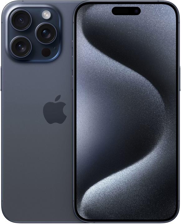 Apple iPhone 15 Pro Max (256 GB, Blue Titanium, 6.70", SIM + eSIM, 48 Mpx, 5G)