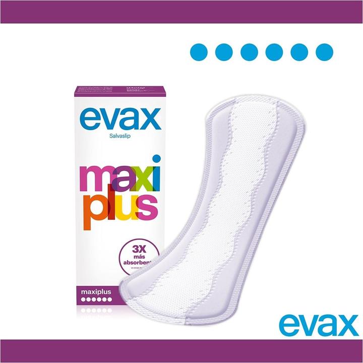 Actual product image Evax Salvaslip maxi plus box 30 units (30 x, Sanitary pads)