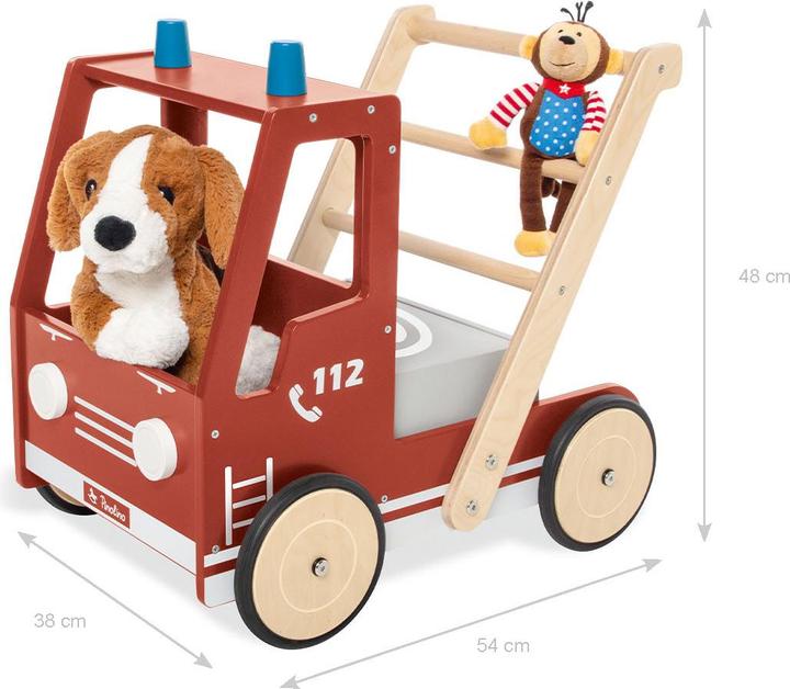Produktbild Pinolino Lauflernwagen "Feuerwehrauto Fred"