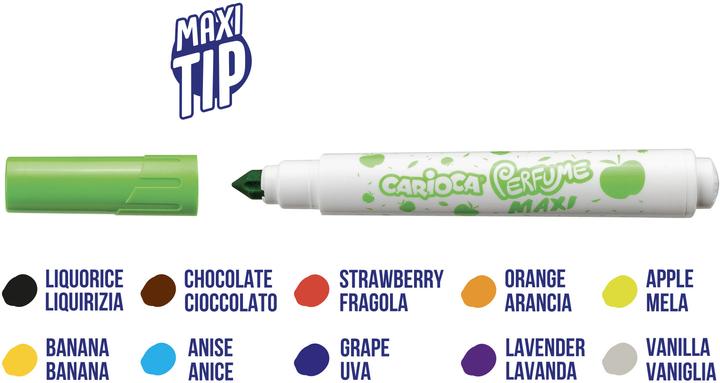 Actual product image Carioca Fiber pen Perfume (Multicoloured, 10 x)