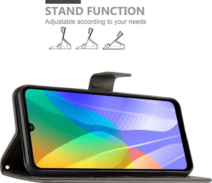 Productafbeelding Cadorabo Bloemen Boekomslag (Huawei Y6p)