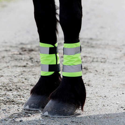 Horze reflektierende gamaschenstreifen für pferde