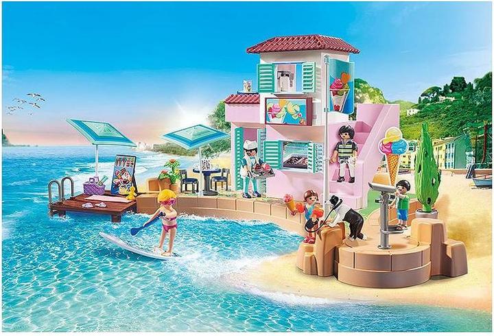 Actual product image Playmobil 70279 Ice cream parlor in harbor (70279, Playmobil Family Fun)