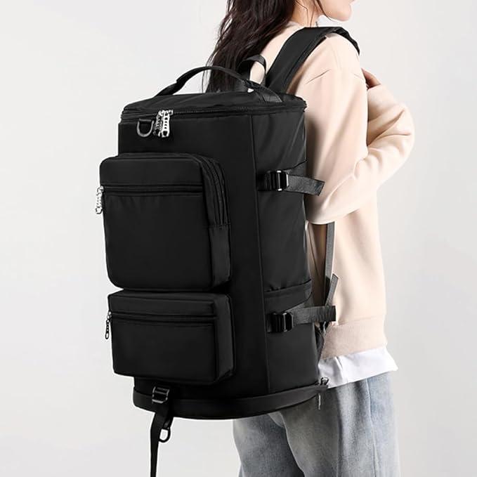 Produktbild Only-Bags.Store Grosser Reiserucksack mit abnehmbaren Schultergurten - perfekt für Fitness, Schwimmen und mehr -