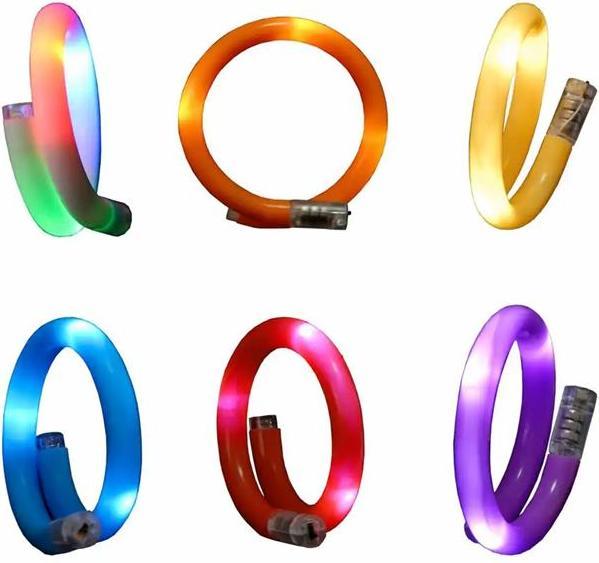 Actual product image Magni LED wrap bracelet 4 assorted (Plastic)