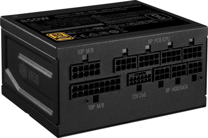 Actual product image Cooler Master CM V850 SFX 80+ Gold ATX 3.1,90° 12VHPWR cable (850 W)