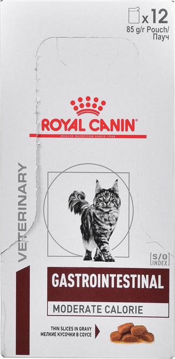 Image du produit Royal Canin Gastrointestinal Calorie modérée 85 g (Adulte, 12 pcs, 1020 g)