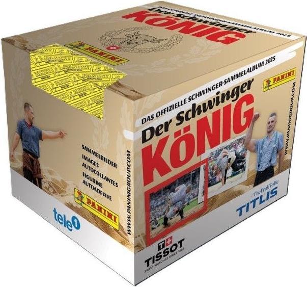 Actual product image Panini Schwingerkönig 2025 STK - Box mit 50 Stickertüten (Box Set & Collection)
