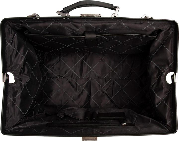 Image du produit The Vegan Cow Chesterfield Brand Leren Weekendtas Zwart Corfu (41.90 l)