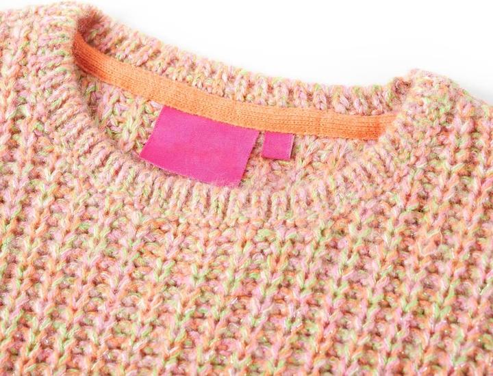 Produktbild VidaXL Kinderpullover Gestrickt Zartrosa 128,Material: 49 % Acryl (128)