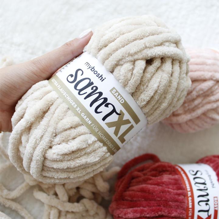Image du produit Myboshi Wolle Chenille Samt XL Seerose (40 m)