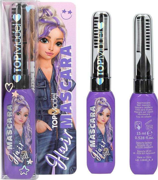 Top Model Topmodel - Hair Mascara BEAUTY and ME - 15 ml (Viola, Pink, Blu)