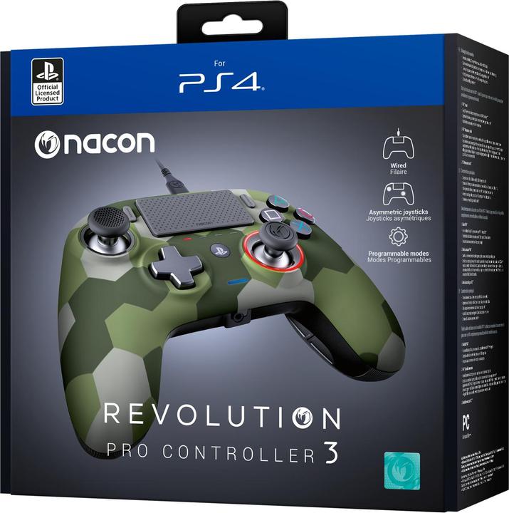 Actual product image Bigben Joypad Nacon Revolution Pro Controller V3 Camo Green (PC, PS4)