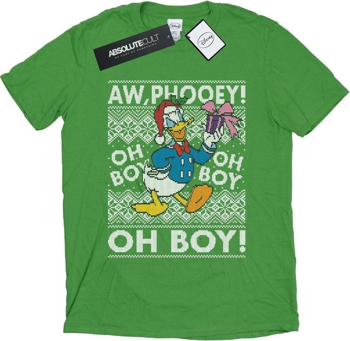 Produktbild Disney Donald Duck Christmas Fair Isle TShirt (XXL)