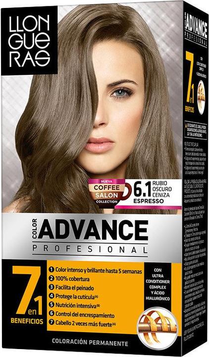 Image du produit Llongueras COLOR ADVANCE #6,1-rubio oscuro ceniza (6.1)