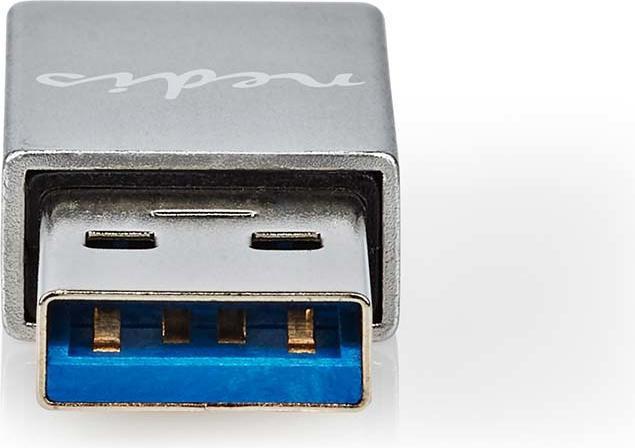 Immagine prodotto Nedis Adattatore da USB-A a USB-C, 5Gbps - Argento (USB-A, USB tipo C)