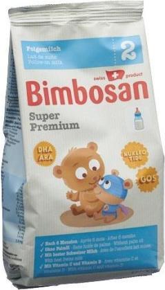 Actual product image Bimbosan Super Premium 2 (400 g, from 6 m.)