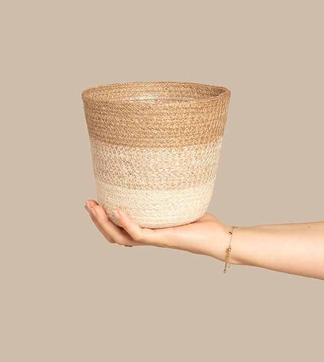 Immagine prodotto feey Pflanzenkorb aus Jute (17 cm)