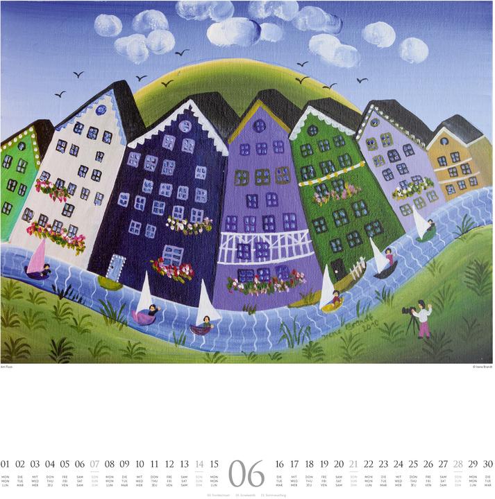 Produktbild Naive Malerei Kalender 2026 (48 x 54 cm, Harter Einband, Deutsch, Englisch, Französisch)