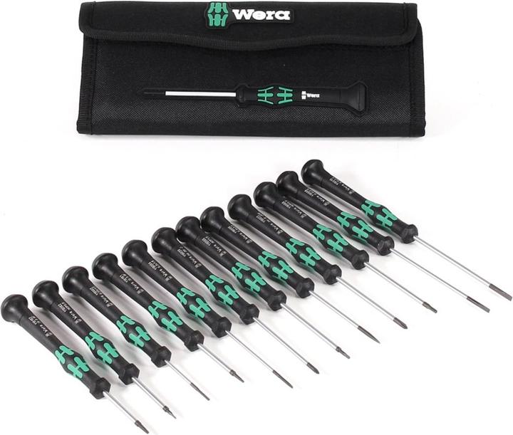 Actual product image Wera Kraftform Micro 12 Universal 1 (Slotted screws, Allen screw, Torx (TX), Phillipps cross recess (PH))