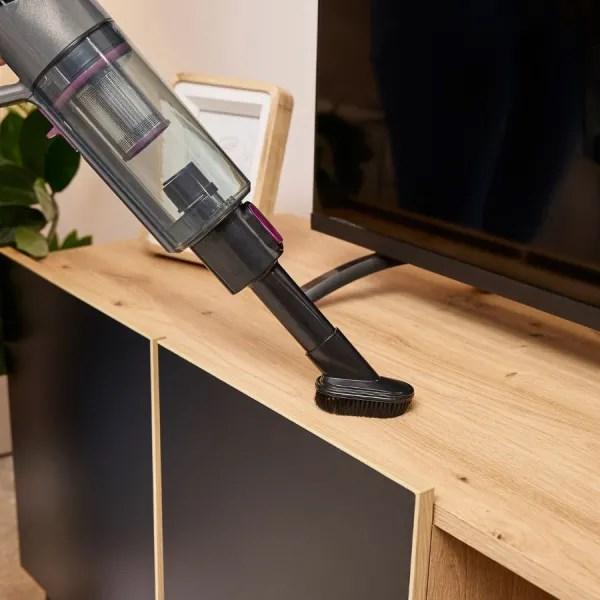 Productafbeelding MPM Snoerloze stofzuiger MOD-70 Zwart paars