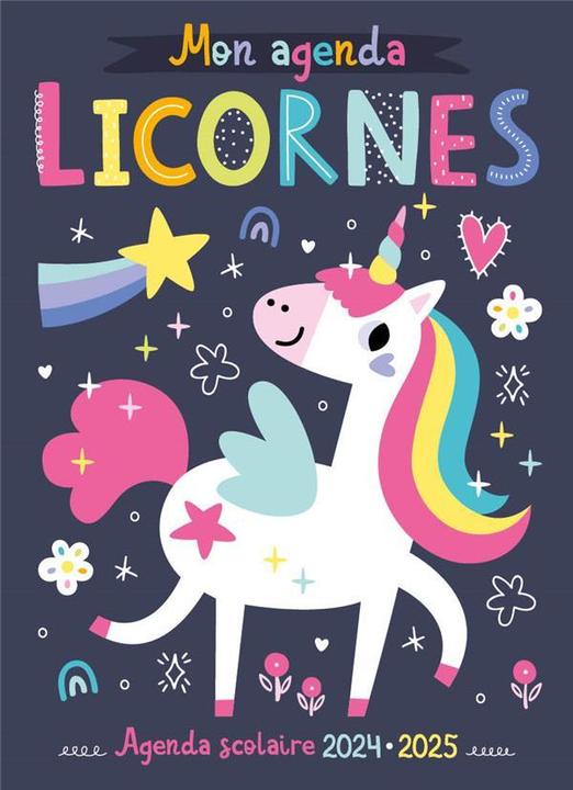 Actual product image 123 Soleil Mon agenda licornes : agenda scolaire 2024-2025 (French)