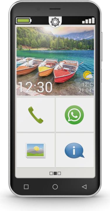 Image du produit Emporia Smart 5 mini (64 Go, Noir, 4.95", SIM simple, 13 Mpx, 4G)