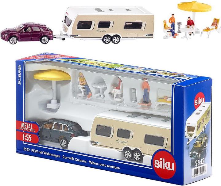 Actual product image Siku Car with caravan