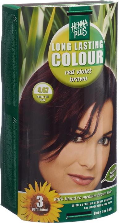 Hennaplus Long Lasting Colour (4.67 Rot-Violet-Braun)