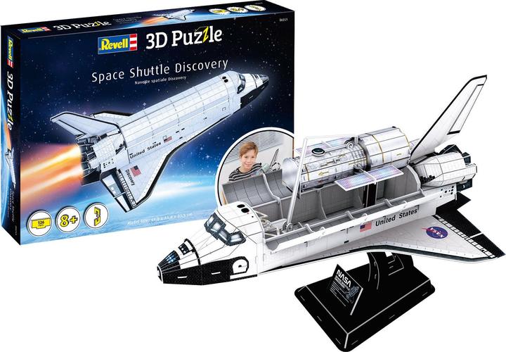 Revell 3D Puzzle Space Shuttle Discovery 00251 1 pièce (126 pièces)