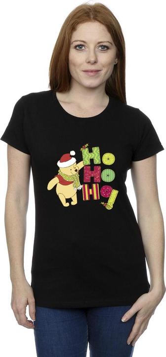 Immagine prodotto Disney Winnie The Pooh Ho Ho Ho Scarf Maglietta Donna (XXL)