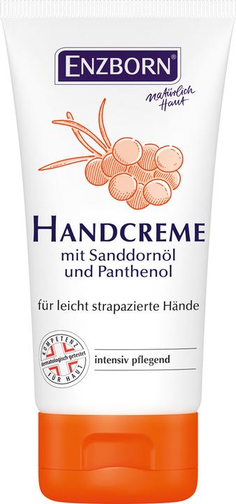 Actual product image Enzborn Hand cream with sea buckthorn oil and panthenol (75 ml)