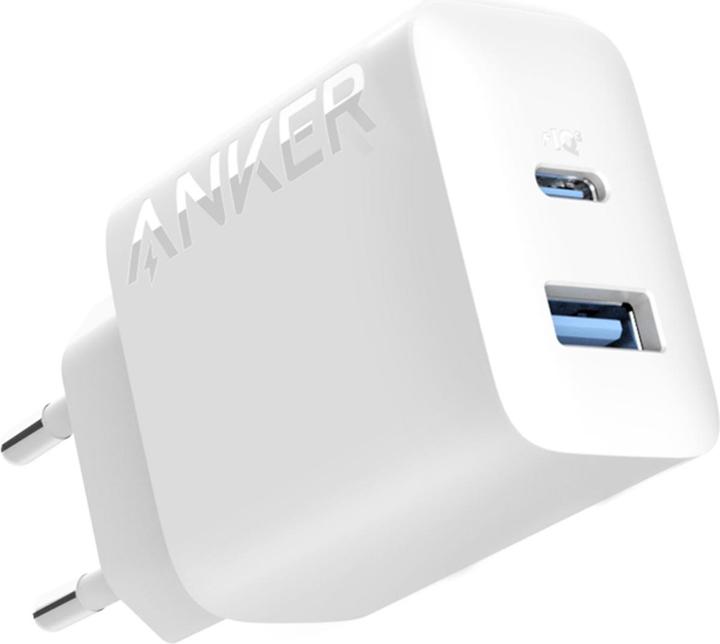 Anker Caricabatterie (20W, 2 porte) con cavo USB-C (20 W)