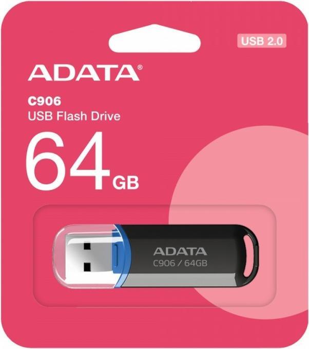 Actual product image Adata C906 64GB USB2.0 Stick Classic (64 GB, USB-A)