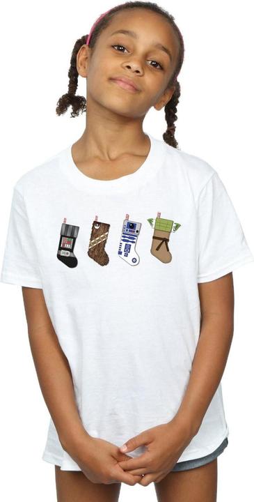 Image du produit Star Wars - T-shirt CHRISTMAS STOCKINGS - Fille (116)