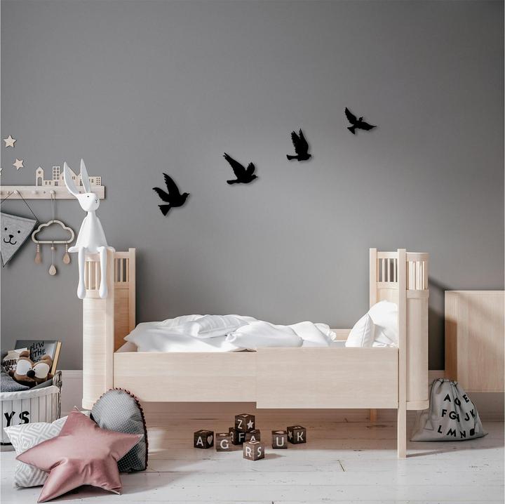 Produktbild Wallxpert Wanddekoration Vögel 4-teilig (4 x 35 x 36.5 cm)