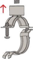 Produktbild Fischer 500725, Pipe clamp, Zinc steel, 10 pc(s) (114 mm)