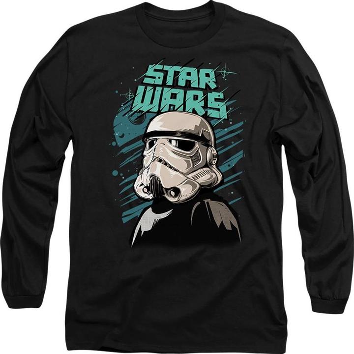 Actual product image Star Wars Unisex Adult Street Glare Stormtrooper T-Shirt (XXL)